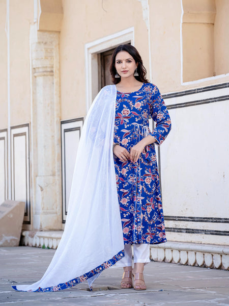 Women Floral Print Kurta Set