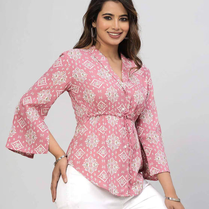 Women Floral Print Regular Fit Top