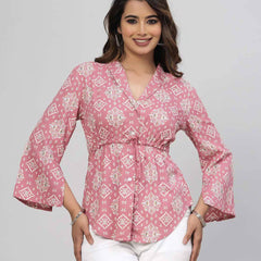 Women Floral Print Regular Fit Top