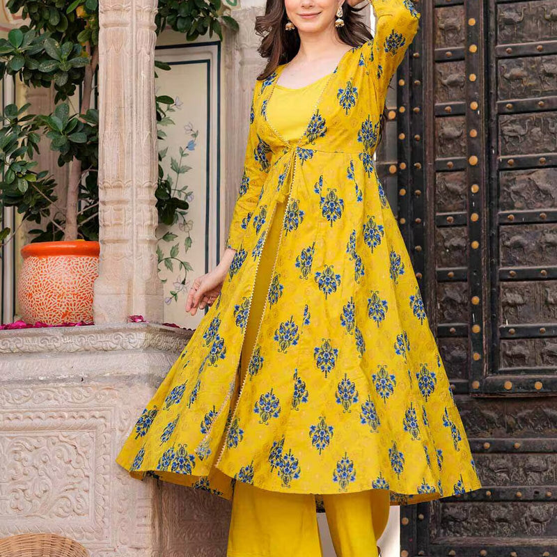 Women Floral Print Pant-Suit Set