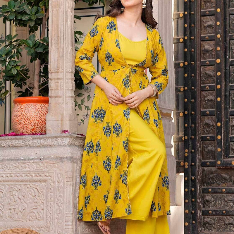 Women Floral Print Pant-Suit Set