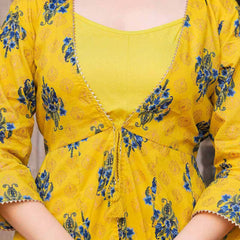 Women Floral Print Pant-Suit Set
