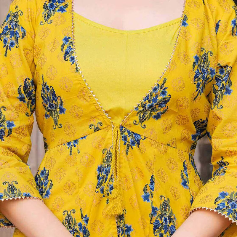 Women Floral Print Pant-Suit Set
