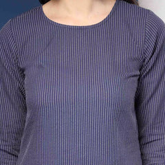 Women Striped Straight Kurta