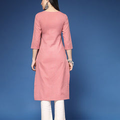 Women Striped Straight Kurta