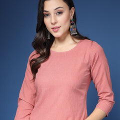Women Striped Straight Kurta