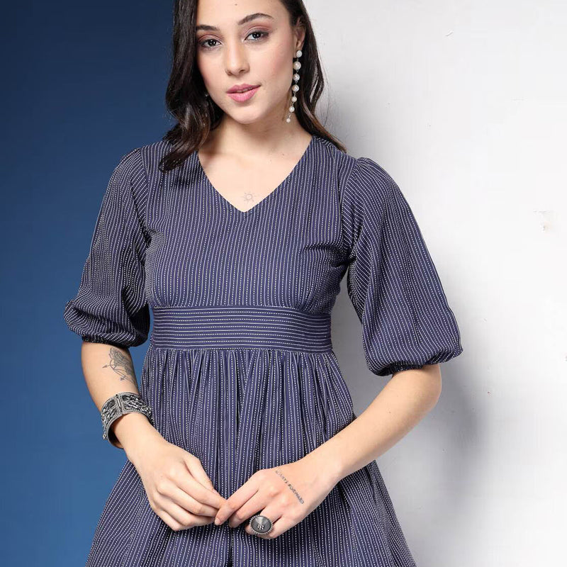 Women Striped 2-Piece Co-Ord Set