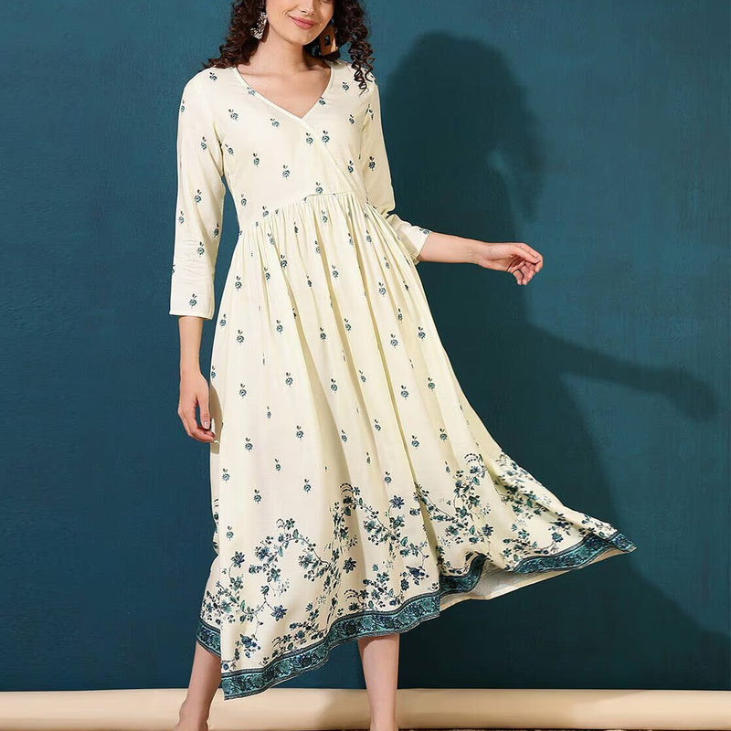 Women Floral Fit And Flare Dress