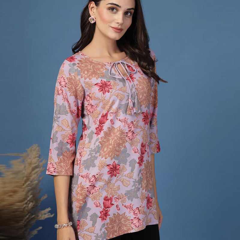 Women Floral Straight Kurta