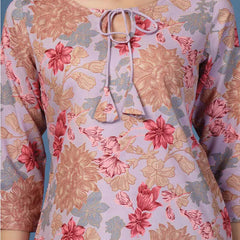 Women Floral Straight Kurta
