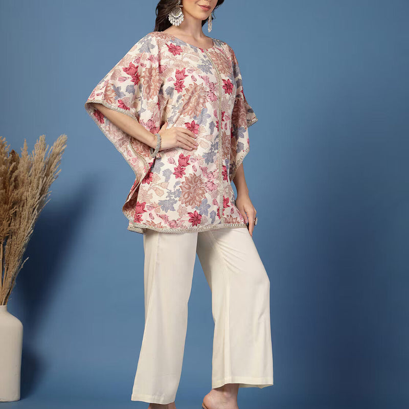 Women Floral Print A-Line Kurta Set