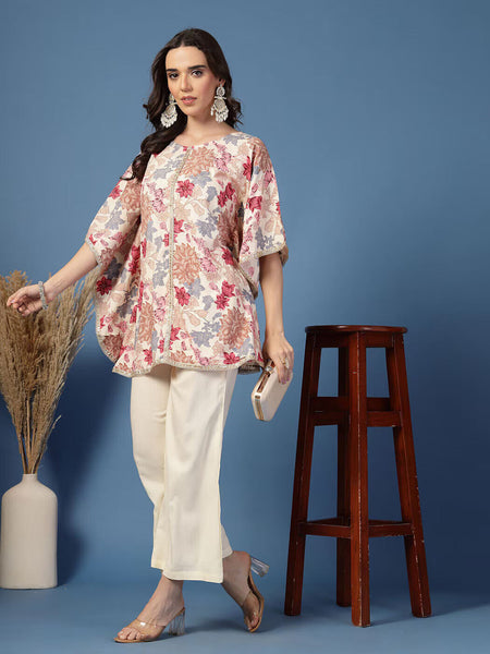 Women Floral Print A-Line Kurta Set