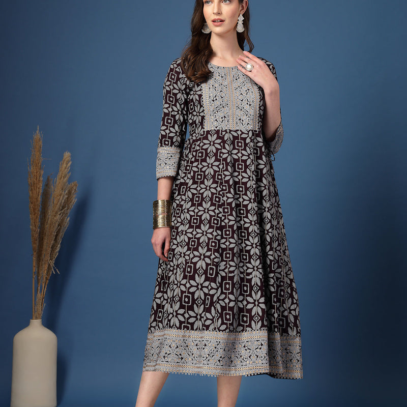 Women’s Long Ethnic Dress