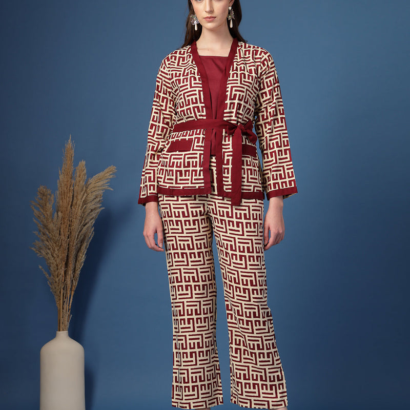 Women’s Geometric Co-Ord Set