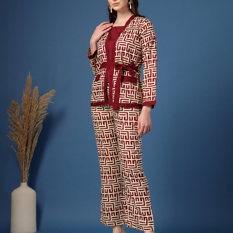 Women’s Geometric Co-Ord Set