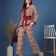 Women’s Geometric Co-Ord Set