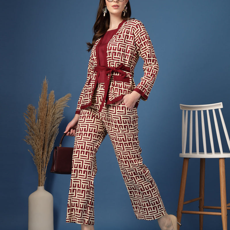 Women’s Geometric Co-Ord Set