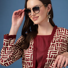Women’s Geometric Co-Ord Set