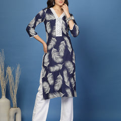 Women's Rayon Straight Kurta