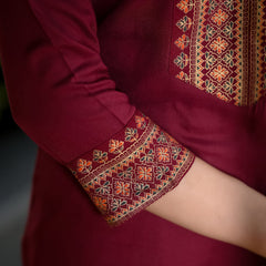 Women Viscose Rayon Kurta Pant Dupatta Set