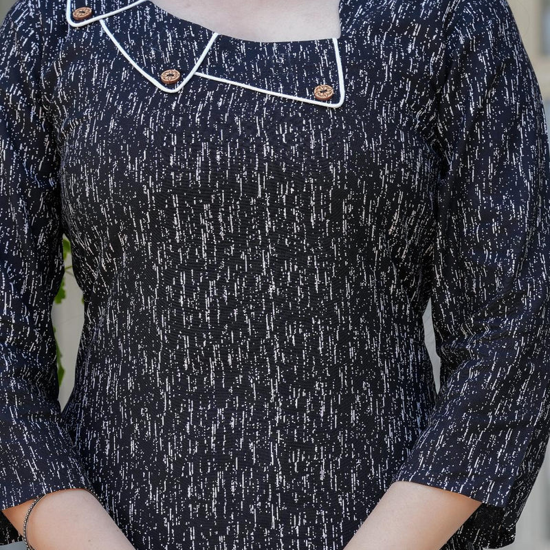 Women's Printed Straight Rayon Kurta