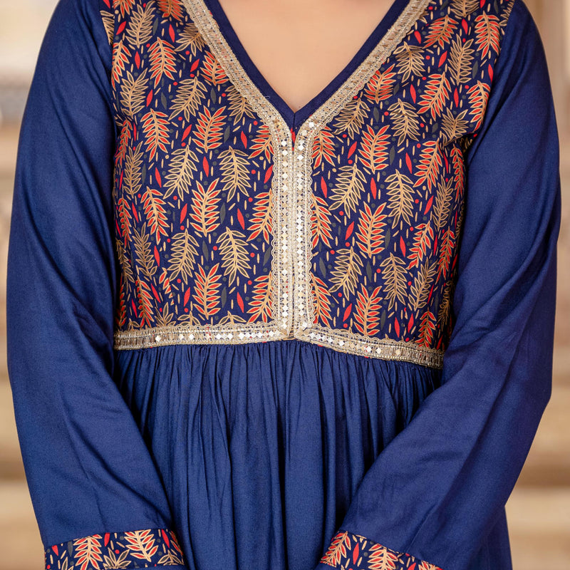 Women Viscose Rayon Kurta Palazzo Set