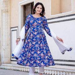 Women Floral Print Kurta Set