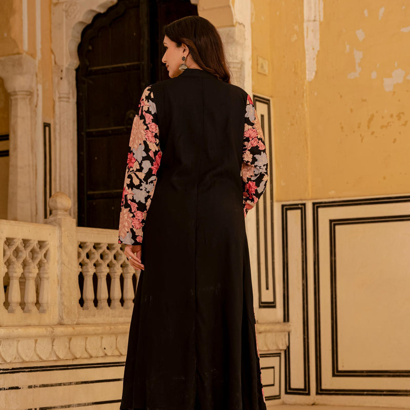 Floral Skirt-Suit Set