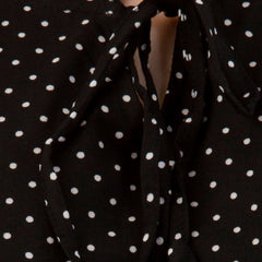 Women's Polka Print Fit & Flare Dress